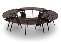 میز-کنفرانس-صفحه-شیشه-ای-یونیکا-تیپ-3957-41 -  - https://mohitara.com