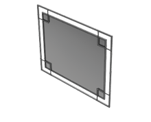 آینه-دیواری-سوفیا-تیپ-4552-44 -  - https://mohitara.com