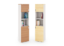 کمد-بایگانی-نیم-درب-چوبی-با-یک-درب-کوئیک-تیپ-6285-41 -  - https://mohitara.com